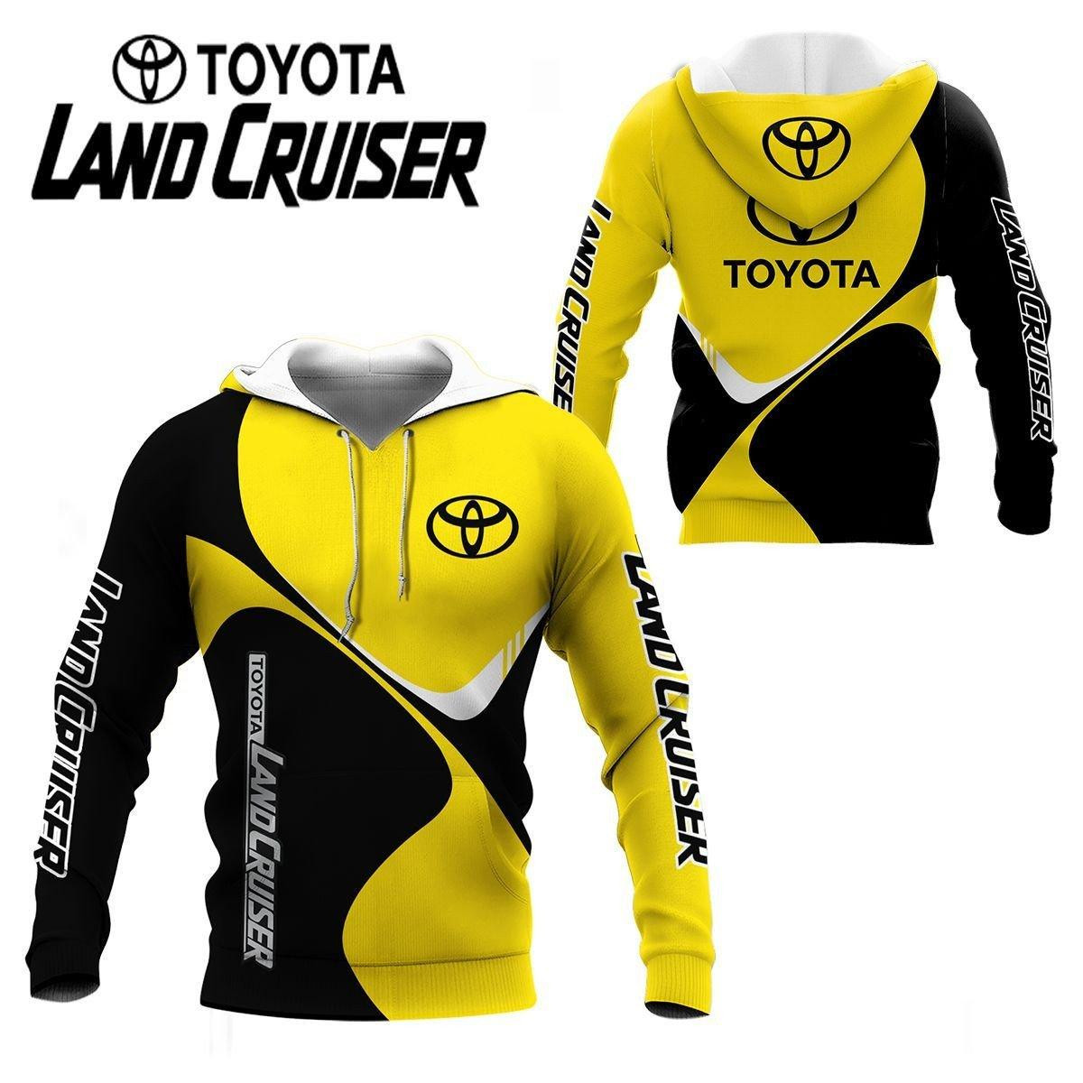 Toyota Land Cruiser Shirt 427, 3d Hoodie Zip Hoodie