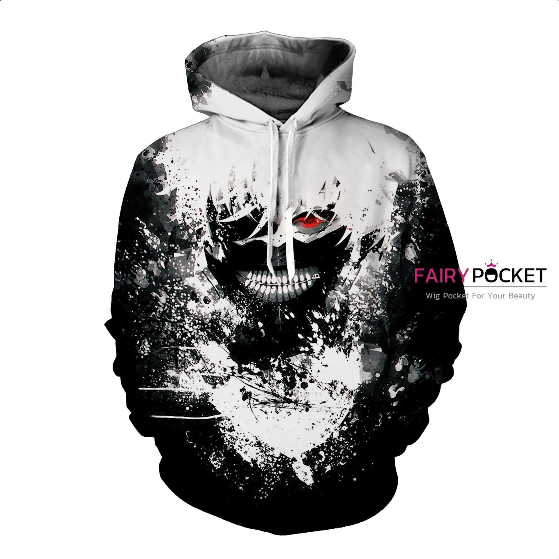 Tokyo Ghoul Ken Kaneki 3D All Over Print Hoodie & Zip Hoodie