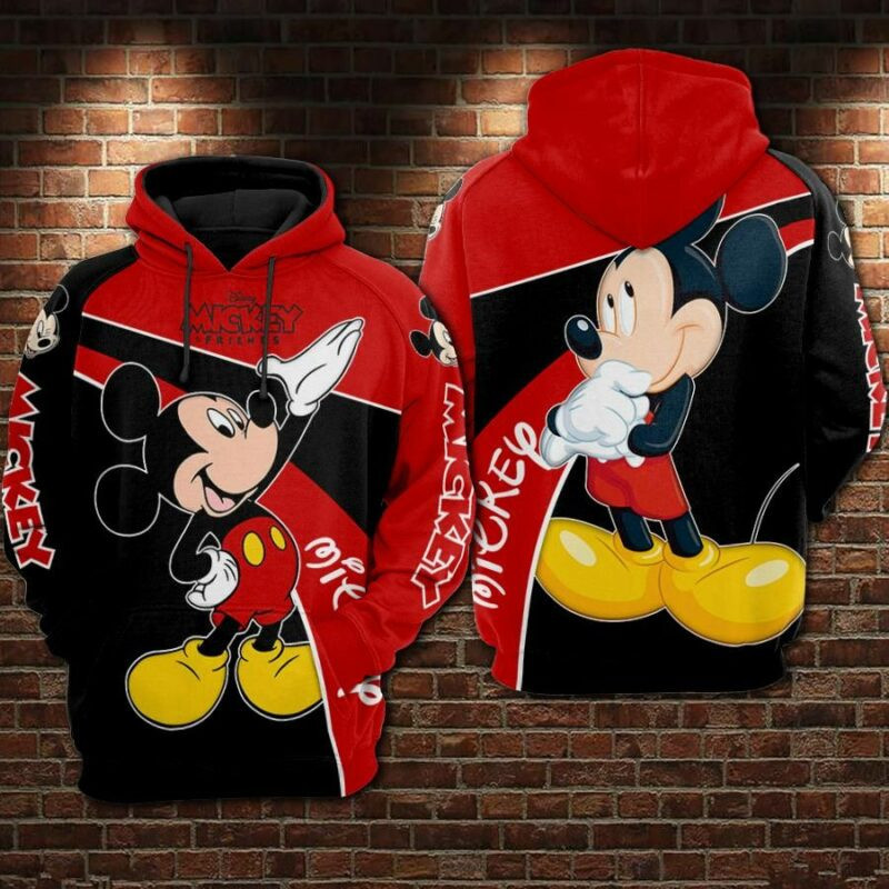 Mickey Friends Movies 1 Over Print 3d Hoodie Zip Hoodie