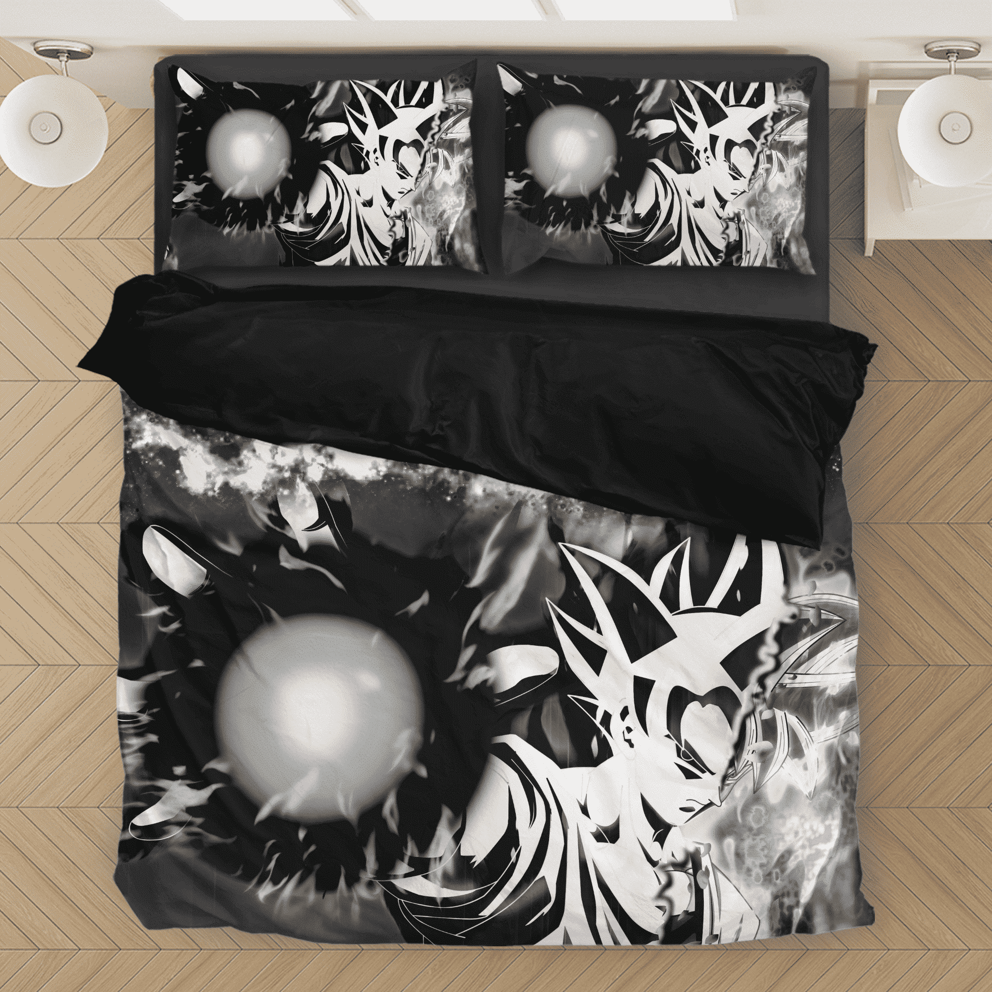 Dragon Ball Bedding Set Dragon Ball Z Angry Son Goku Duvet Covers