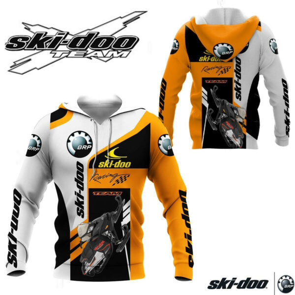 Ski-doo Racing Team 7k796 3d Zip Hoodie Hoodie Ii0 2791