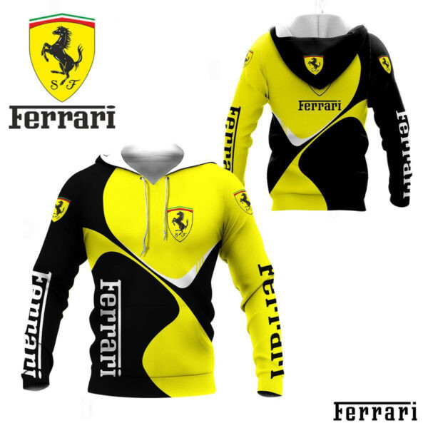 Scuderia Ferrari Luxyry Racing Car 7k971 3d Zip Hoodie Hoodie Ii0 2445