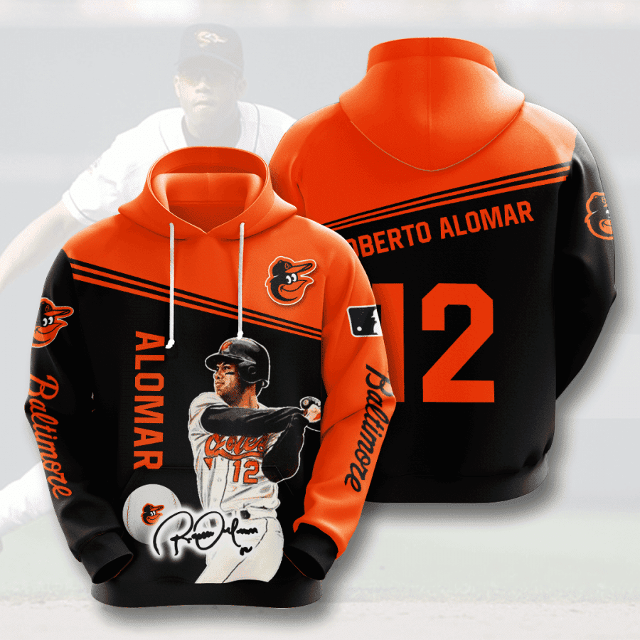 Baltimore Orioles 3D All Over Print Hoodie & Zip Hoodie
