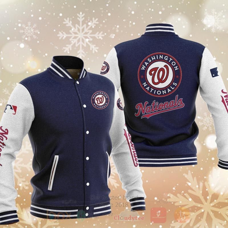 Washington Nationals Navy Baseball Jacket
