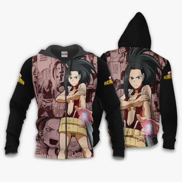 Momo Yaoyorozu Anime My Hero Academia 1k967 Cartoon Graphic Outfits Aop 3d Hoodie Zip Hoodie 2503