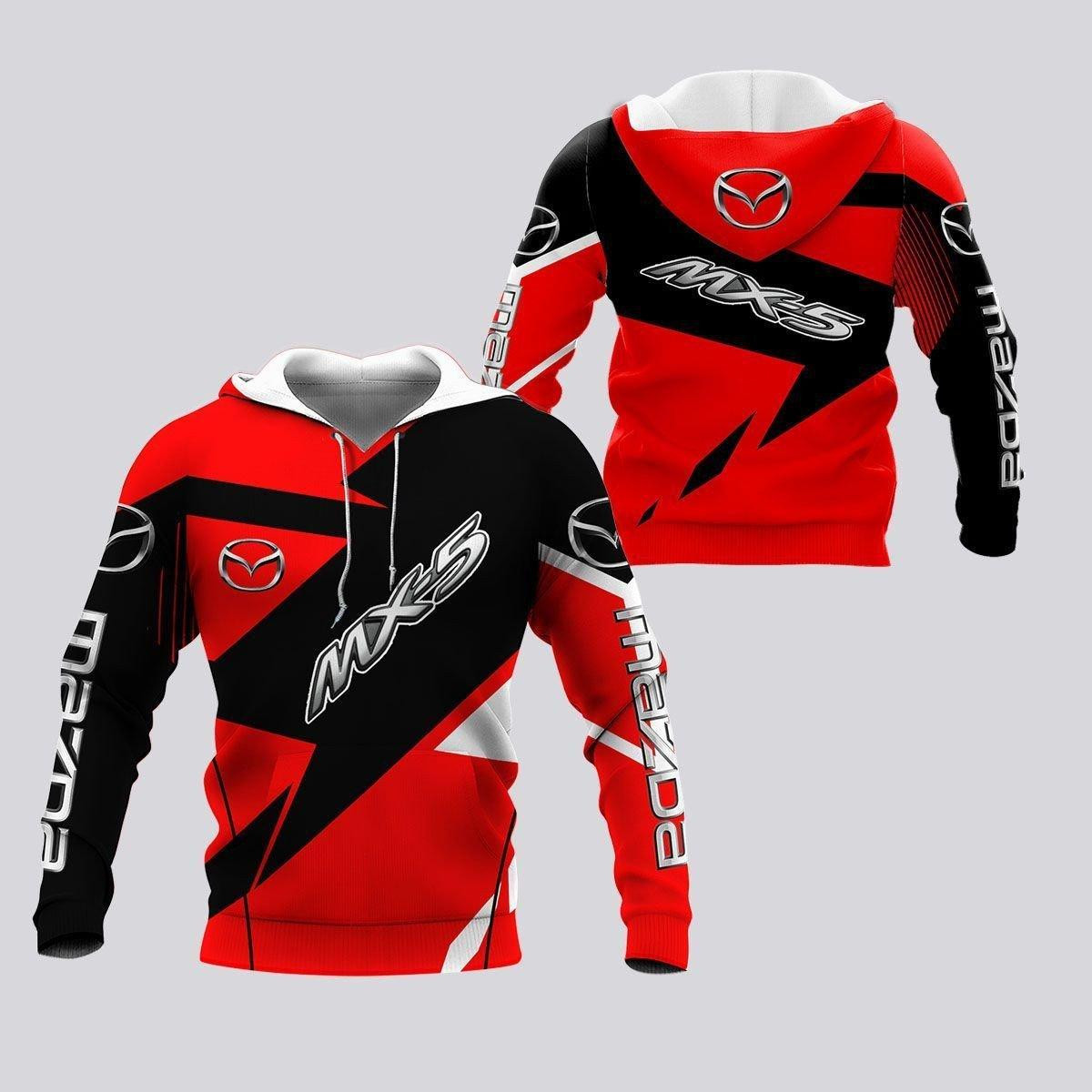 Mazda Mx-5 Shirt 23, 3d Hoodie Zip Hoodie