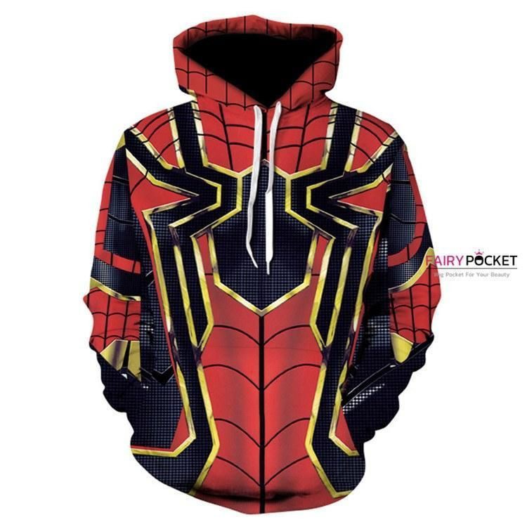 Marvel Hero Spider-Man Peter Benjamin Parker 3D All Over Print Hoodie & Zip Hoodie