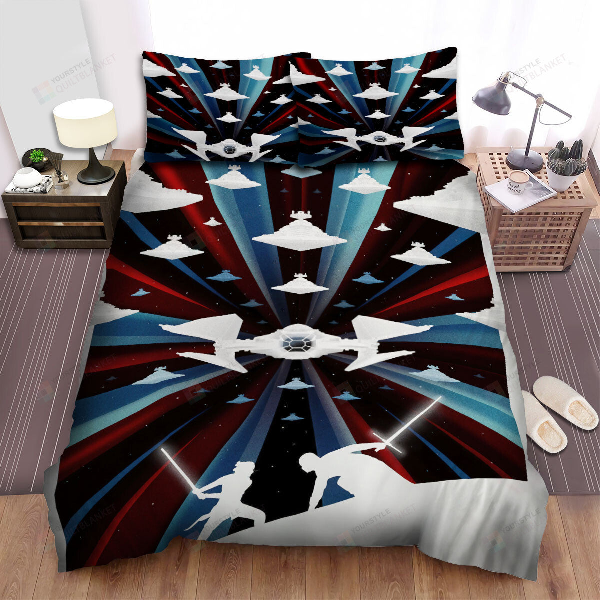 SW Bedding Set The Rise Of Skywalker Silhouette Duvet Covers