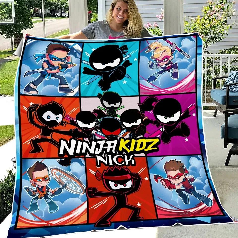 Ninja Kidz TV Birthday Fleece Sherpa Blanket