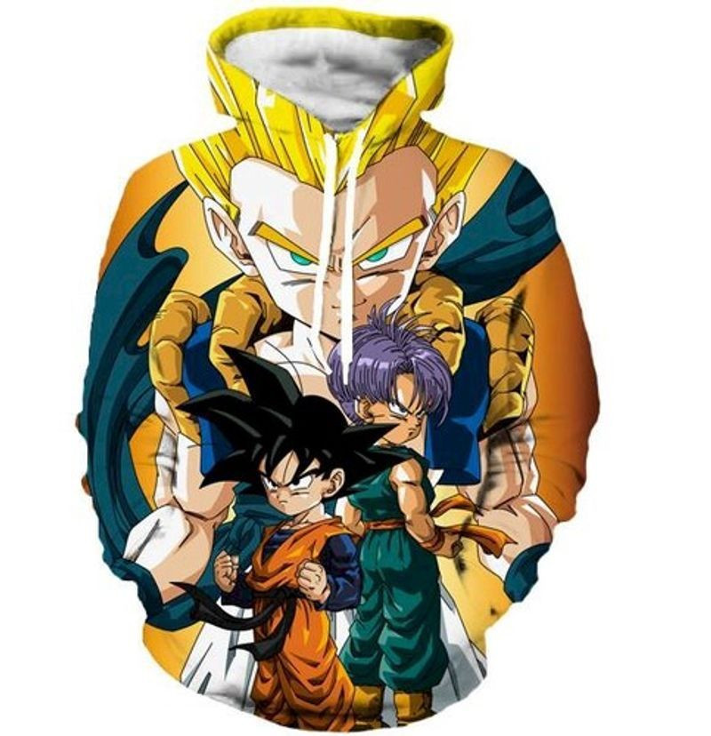 Son Goten Gotenks Trunks Dragon Ball 3d Hoodie