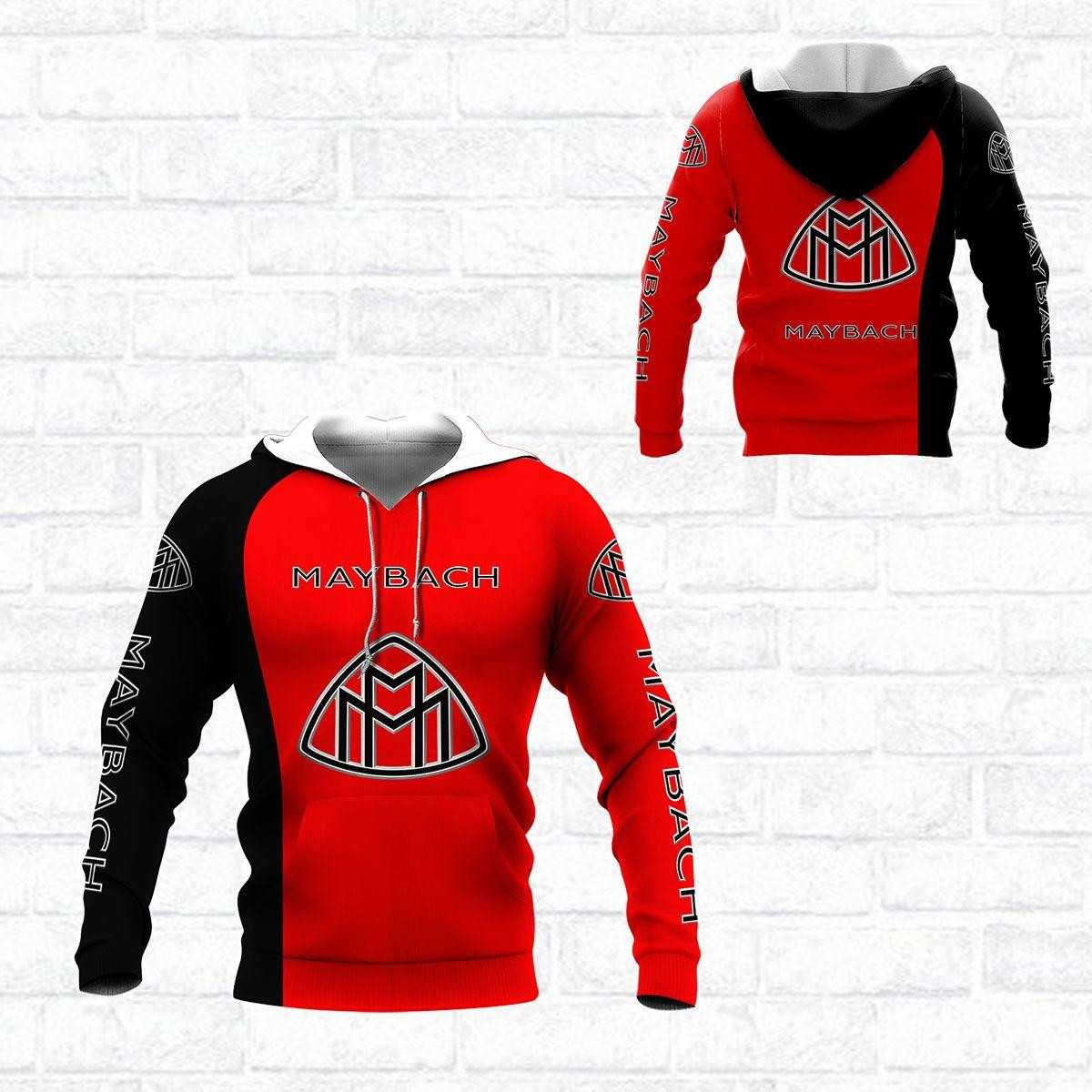 Maybach Shirt 1006, 3d Hoodie Zip Hoodie