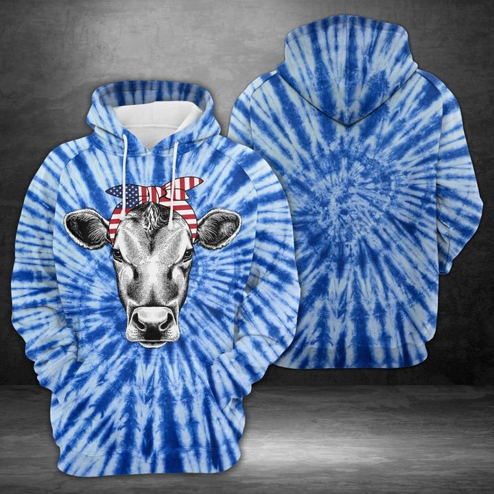 The Girl Love Cow 3D All Over Print Hoodie & Zip Hoodie