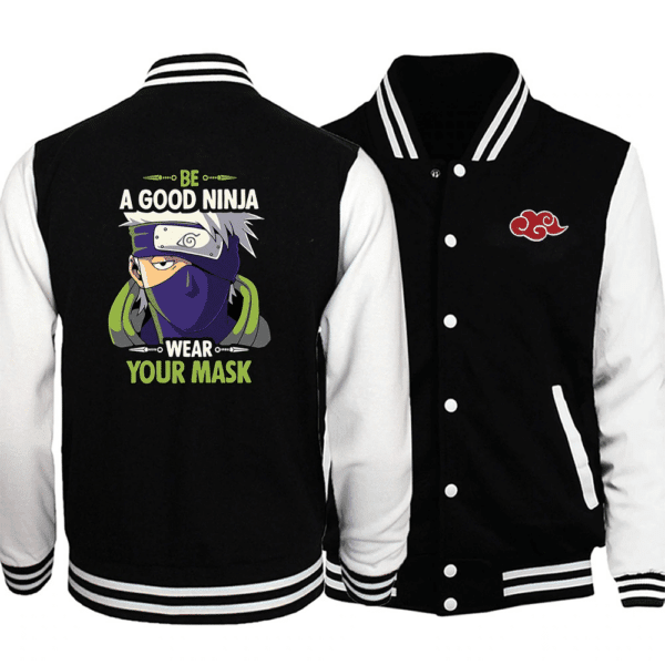 Be A Good Ninja Kakashi Hatake Naruto Anime Baseball Jacket 350