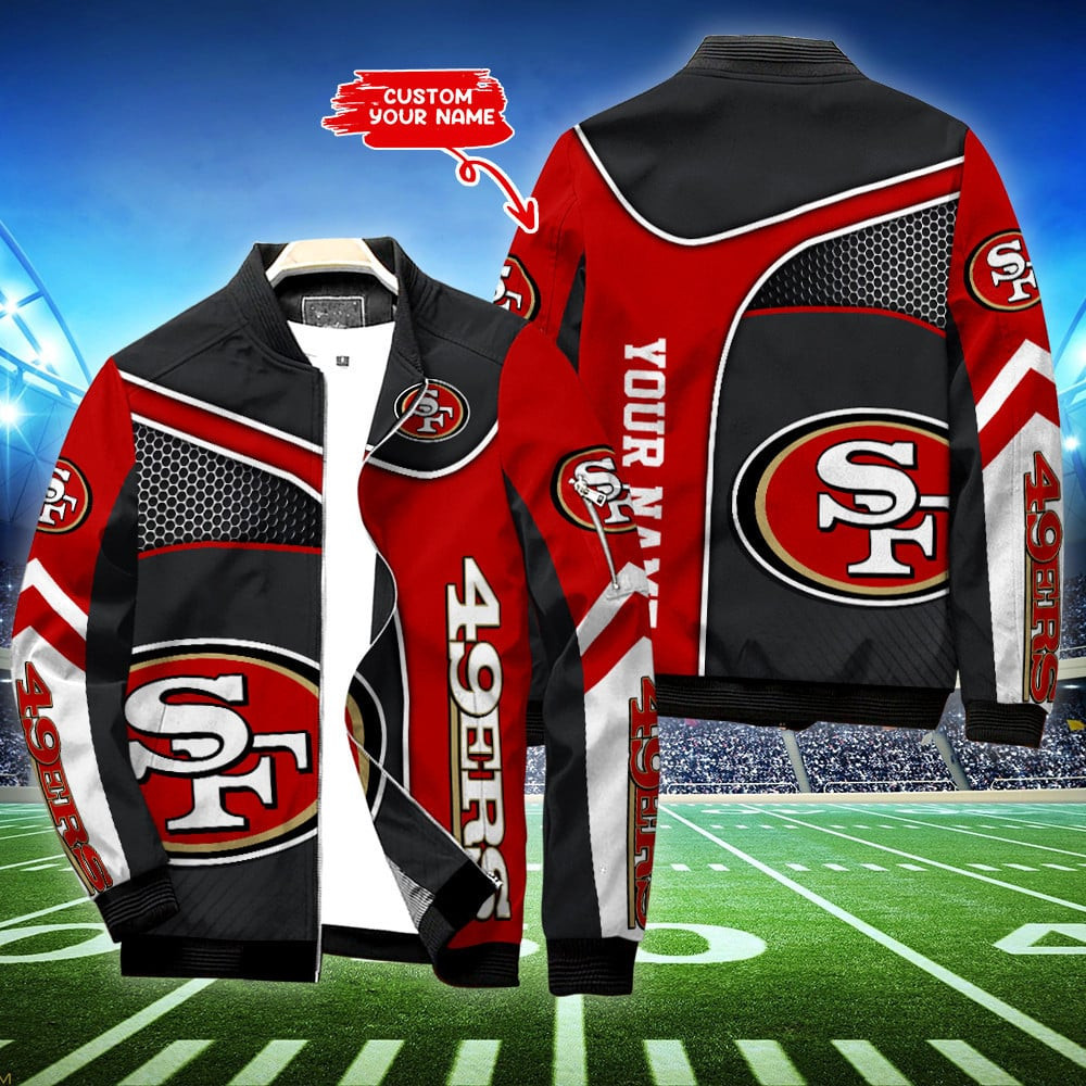 San Francisco 49ers Personalized Bomber Jacket BG630