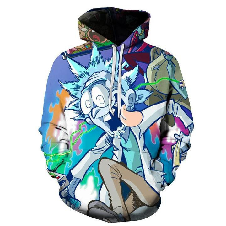 Rick And Morty 3D All Over Print Hoodie & Zip Hoodie