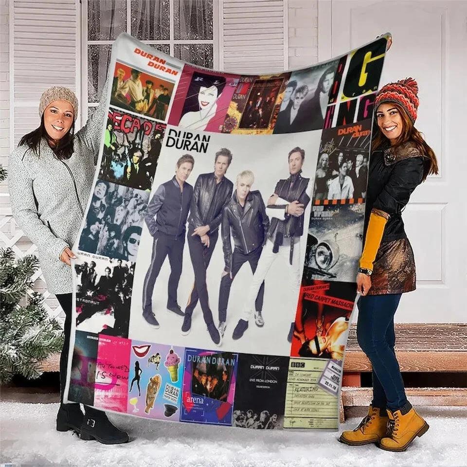 Duran Duran Fleece Sherpa Blanket