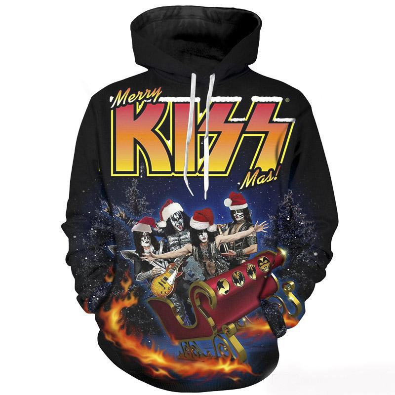 The Kiss Band Hoodies Hommes Femmes Sweat 03