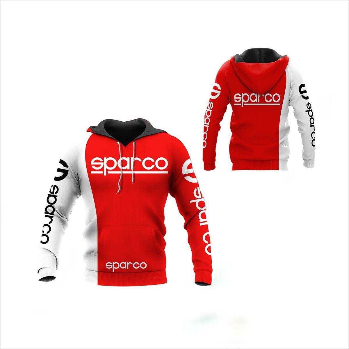 Sparco Shirt 93, 3d Hoodie Zip Hoodie