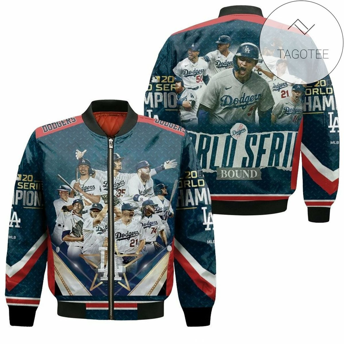 Los Angeles Dodgers Bomber Jacket V8