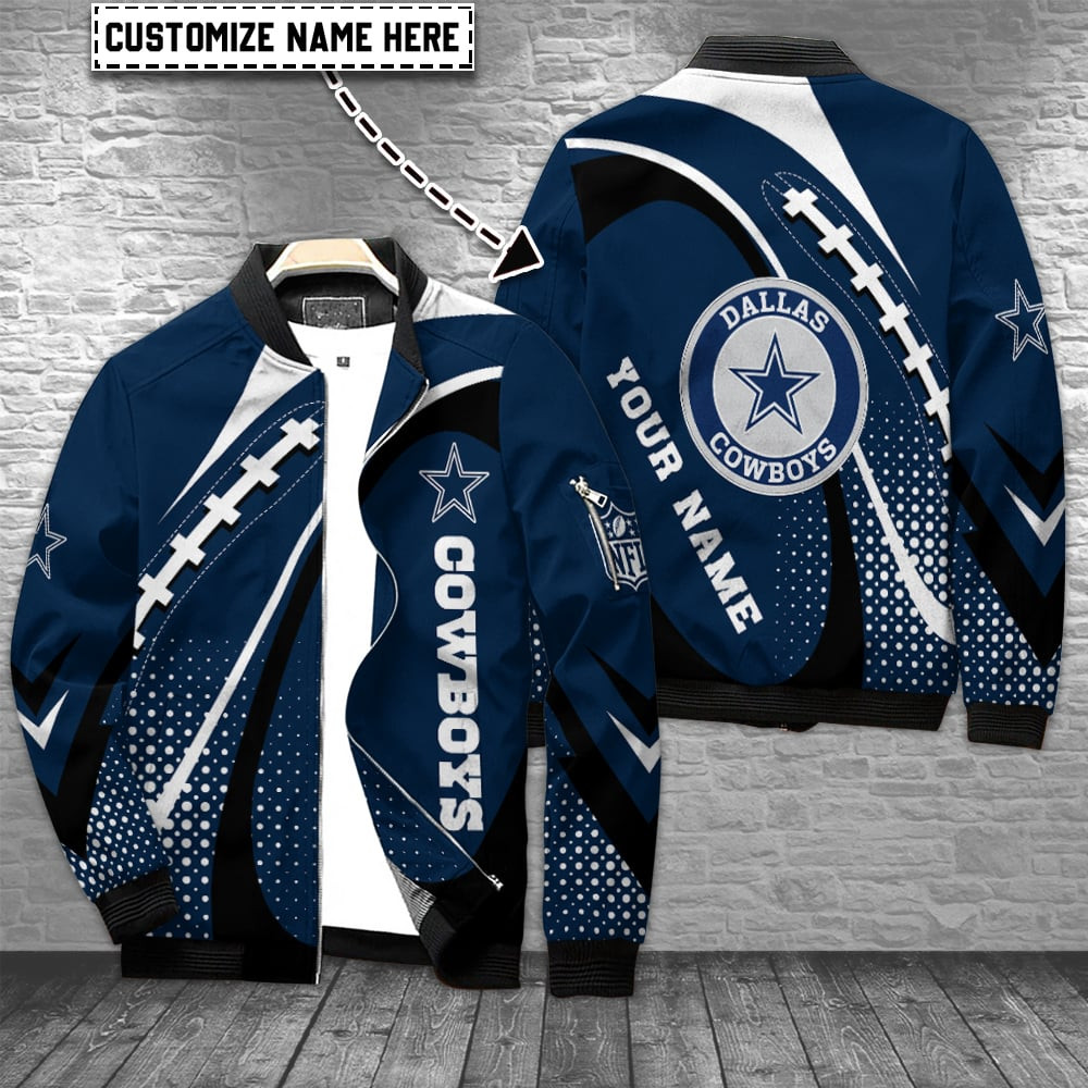 Cowboys Personalized Bomber Jacket BG934