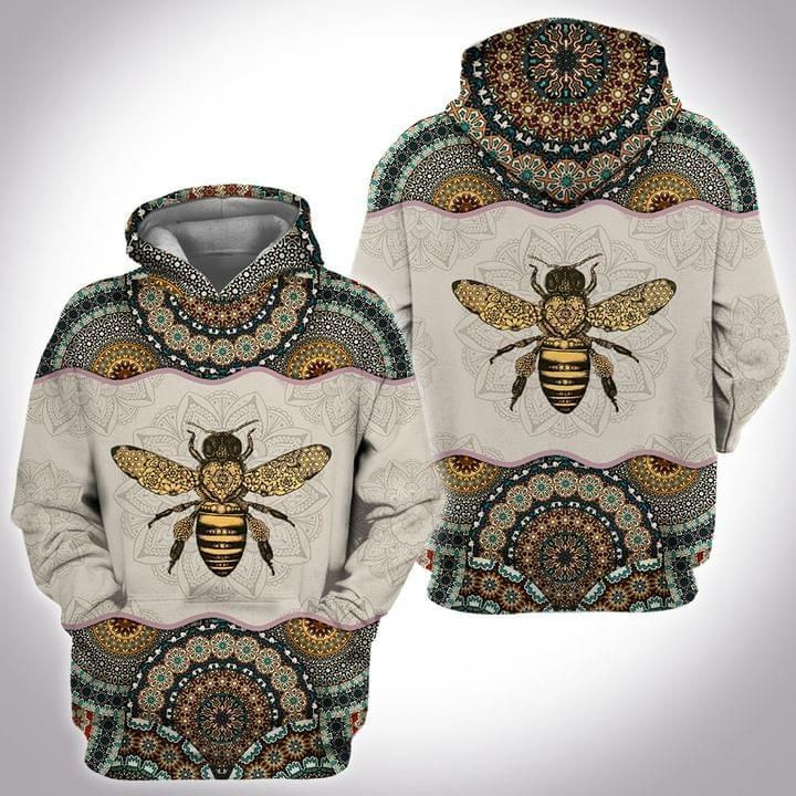 Bees Full Printing Hoodie 3d Hoodie