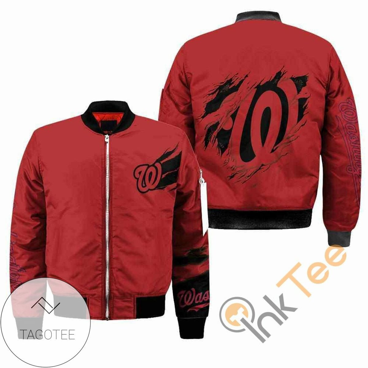 Washington Nationals Red Bomber Jacket