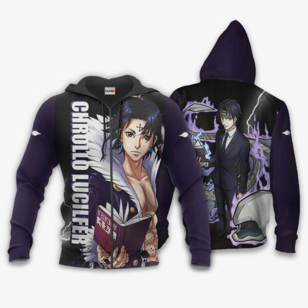 Chrollo Lucilfer Hunter X Hunter Anime 3k79   Cartoon 3d Hoodie Zip Hoodie 1659