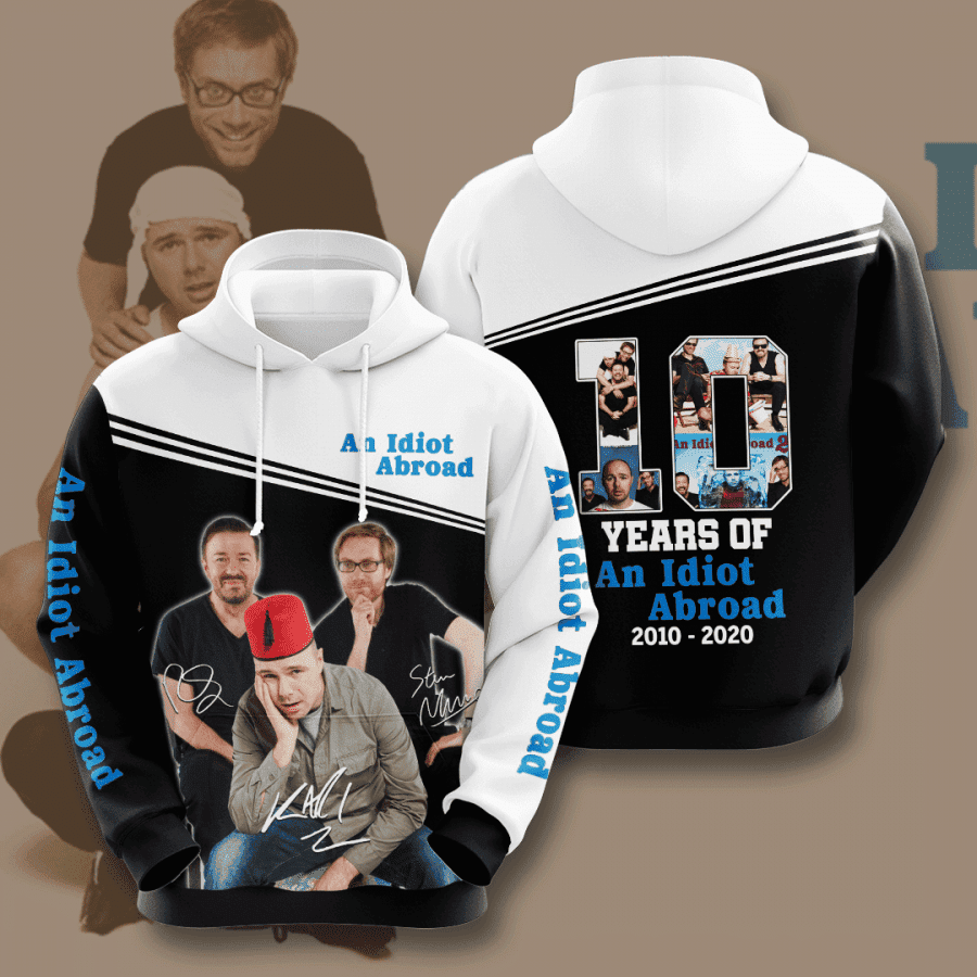 An Idiot Abroad 3D All Over Print Hoodie & Zip Hoodie