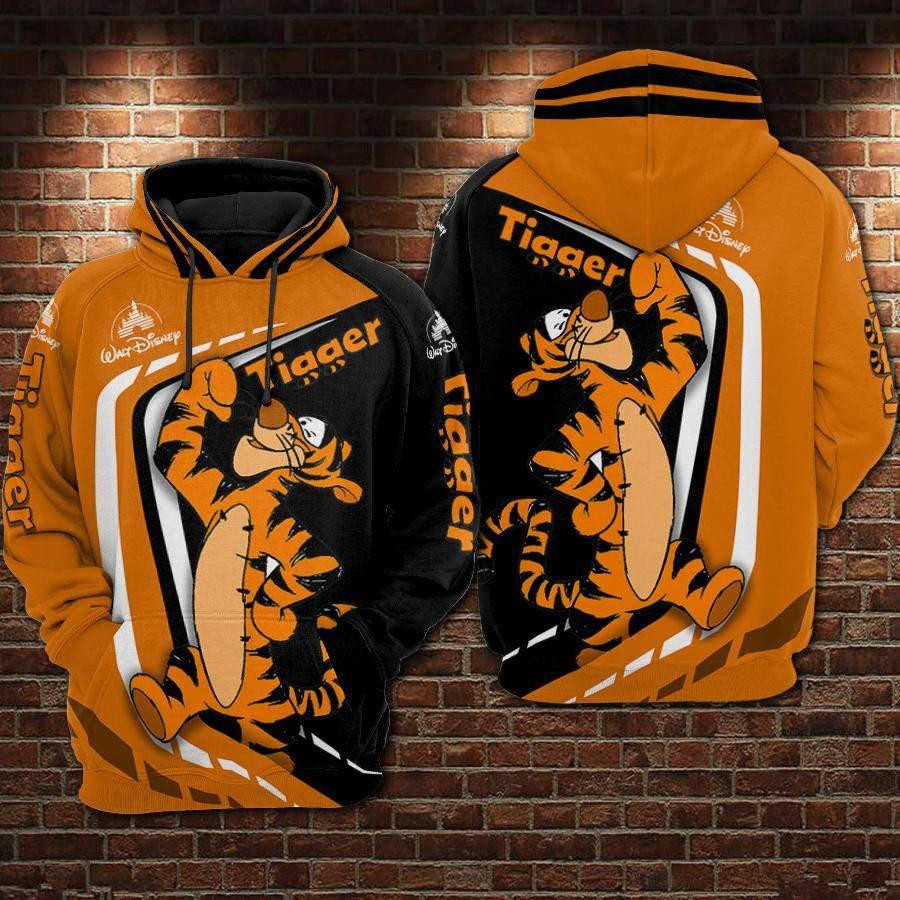 Tigger Winnie The Pooh Disney, Cool Tigger Ver35 Aop Hoodie, Zip Hoodie