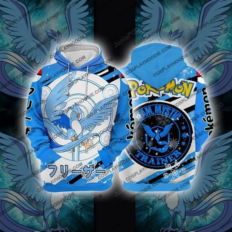 Pokemon Articuno Cosplay 3D All Over Print Hoodie & Zip Hoodie