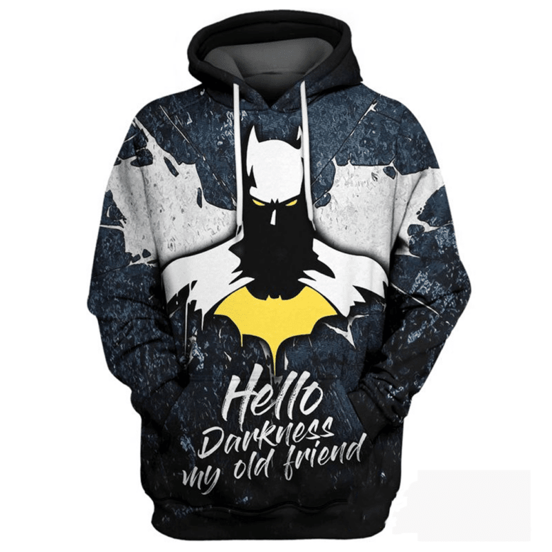 Batman Art Gift For Fan Custom 3d Hoodie All Over Printed Zip Hoodie