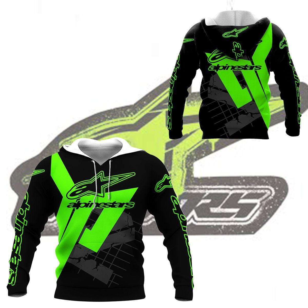 Alpinestars Shirt 886, 3d Hoodie Zip Hoodie