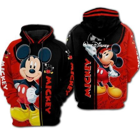 Walt Mickey Mouse 3d Hoodie