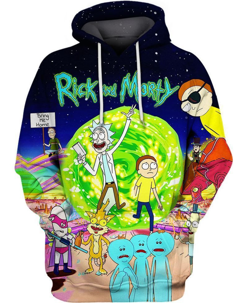Rick And Morty 3d T Shirt Sweatshirt Zip Hoodie Bomber 900