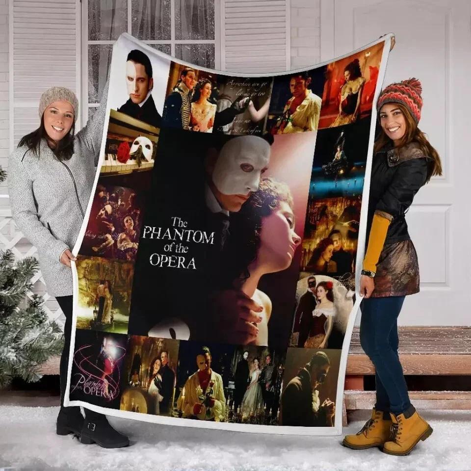 The Phantom Of The Opera Fleece Sherpa Blanket