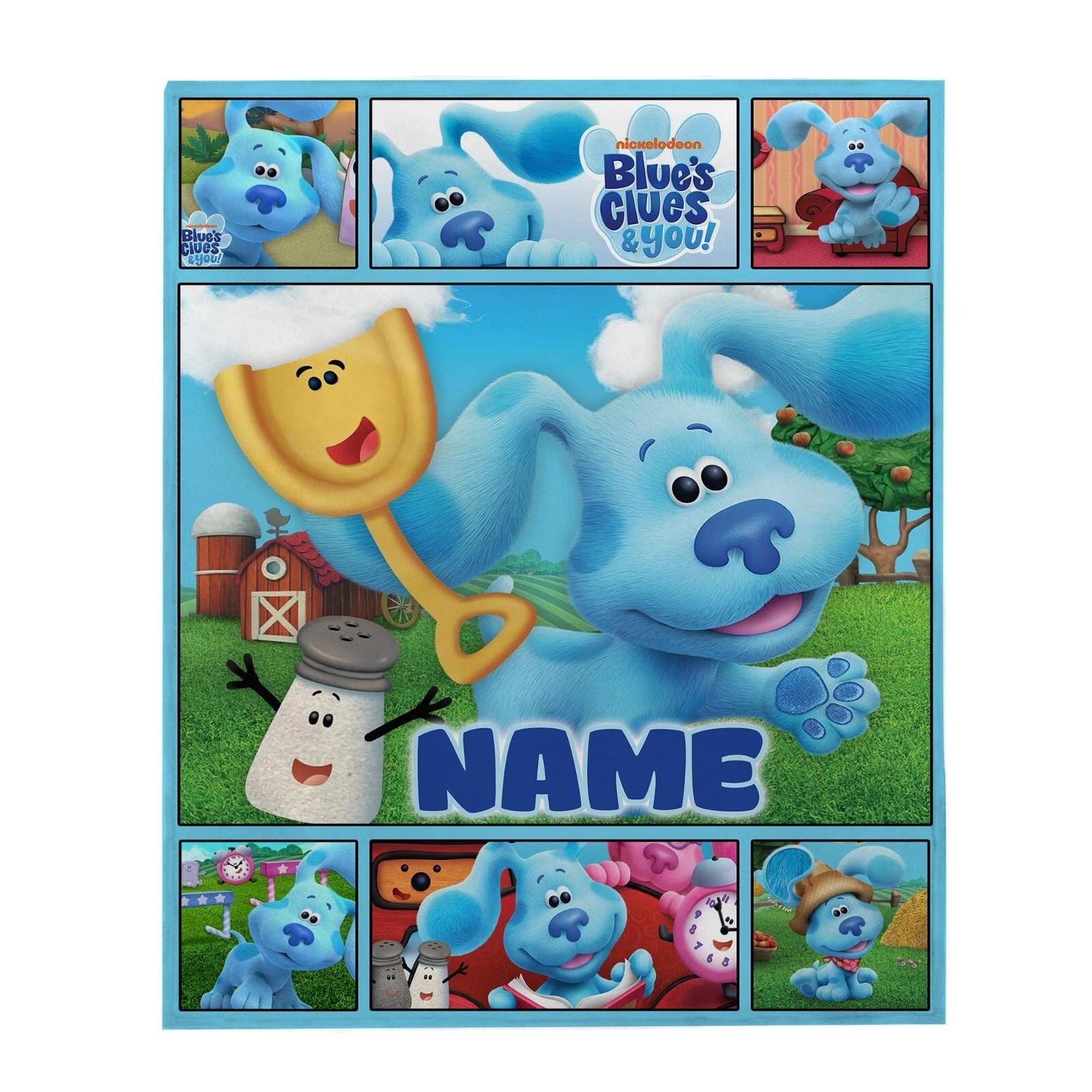 Blue Clues Blanket Blue Clues Blanket Blue Clues Fleece Sherpa Blanket