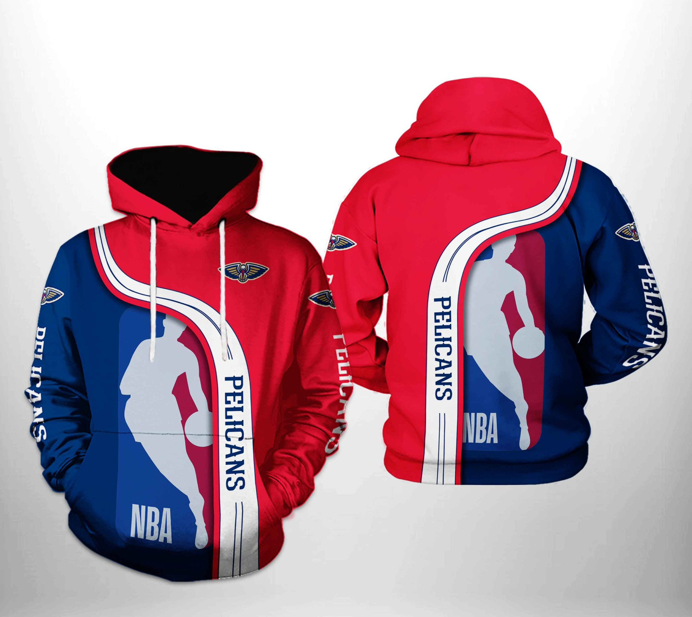New Orleans Pelicans Team 3D All Over Print Hoodie & Zip Hoodie