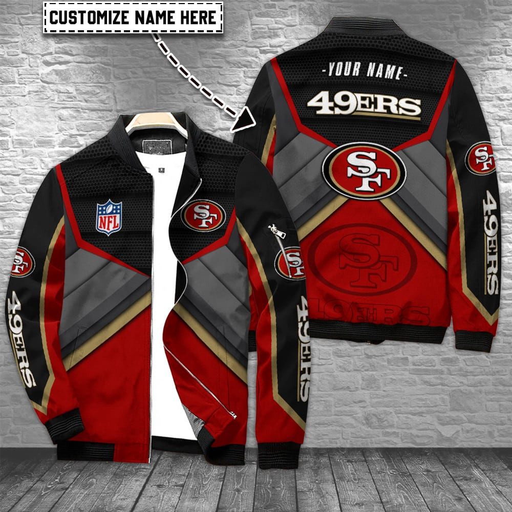 San Francisco 49ers Personalized Bomber Jacket BG819