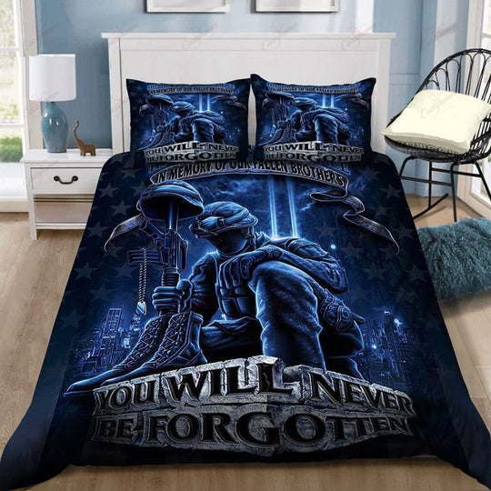 Veteran Bedding Set You Will Never Be Forgotten Duvet Covers