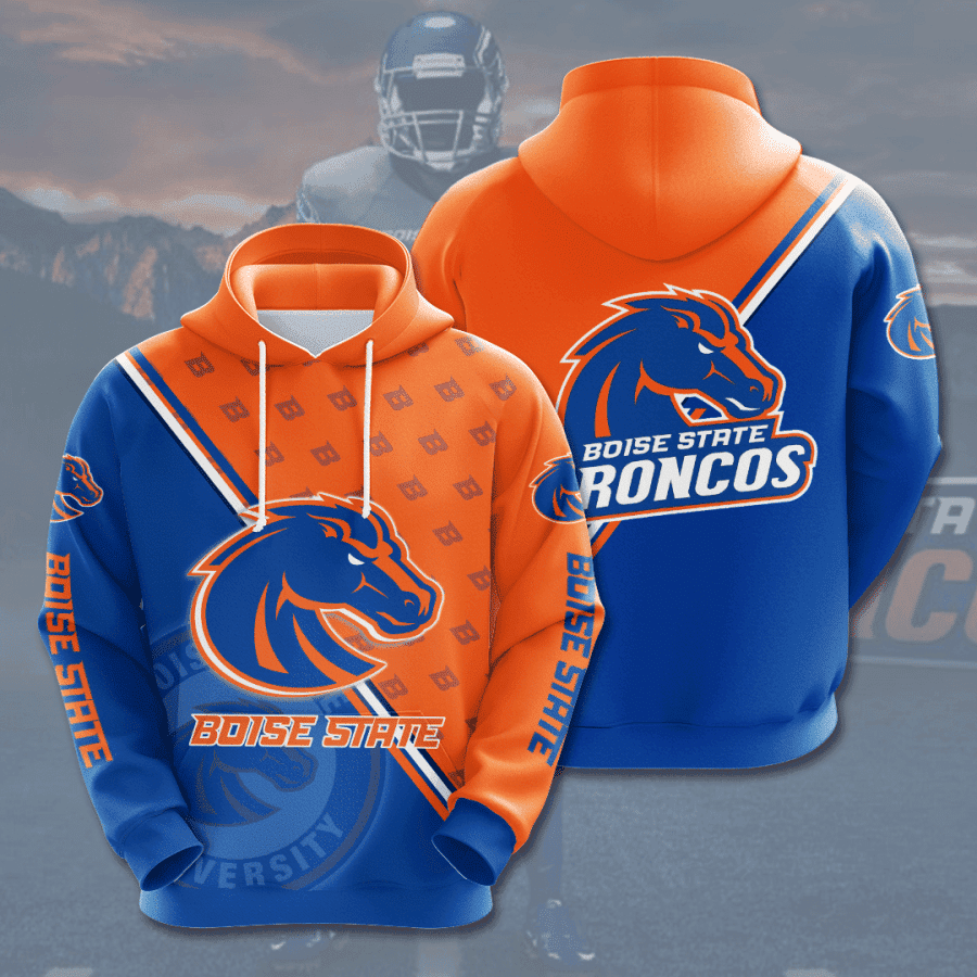 Boise State Broncos 3D All Over Print Hoodie & Zip Hoodie