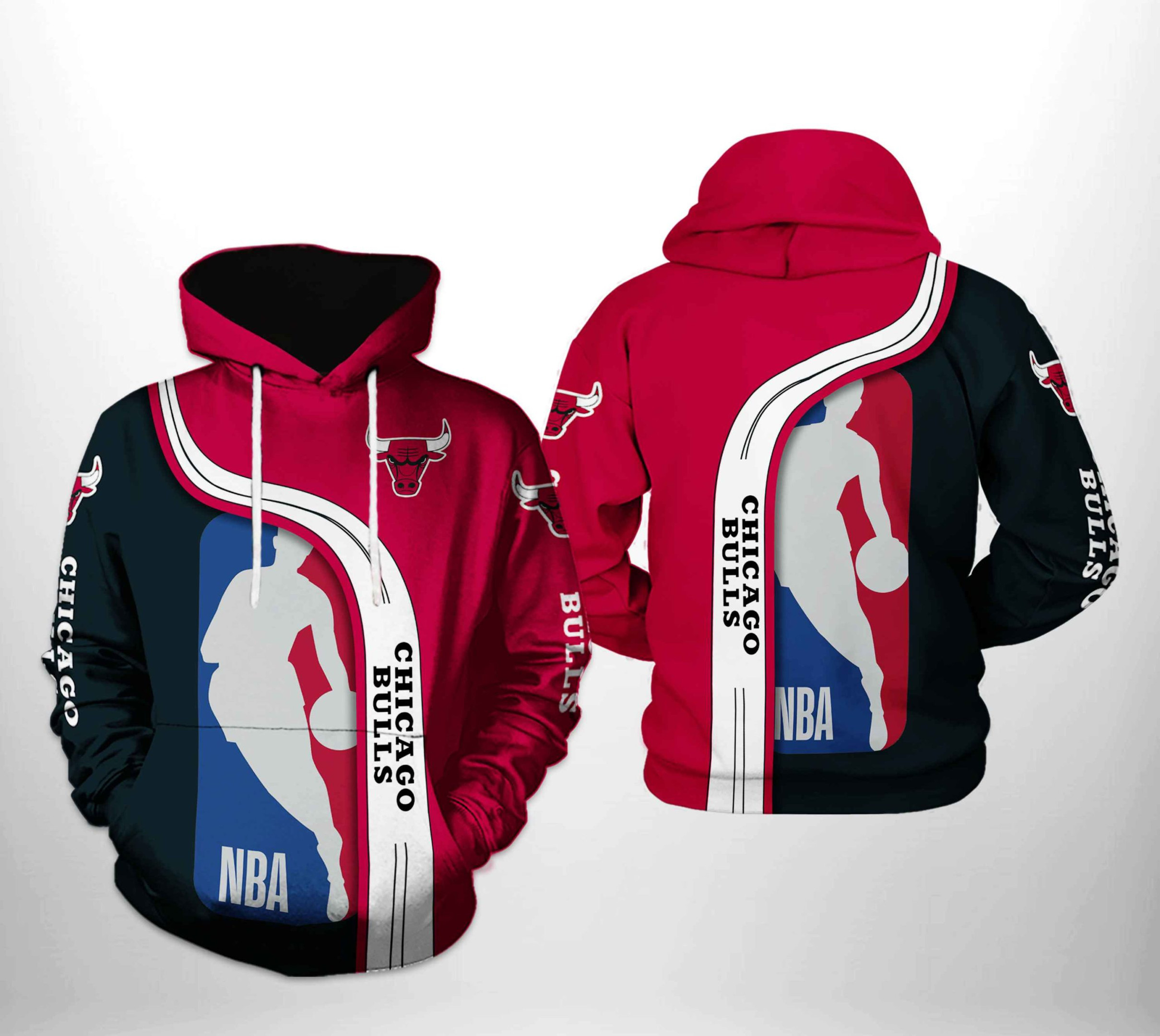 Chicago Bulls Team 3D All Over Print Hoodie & Zip Hoodie