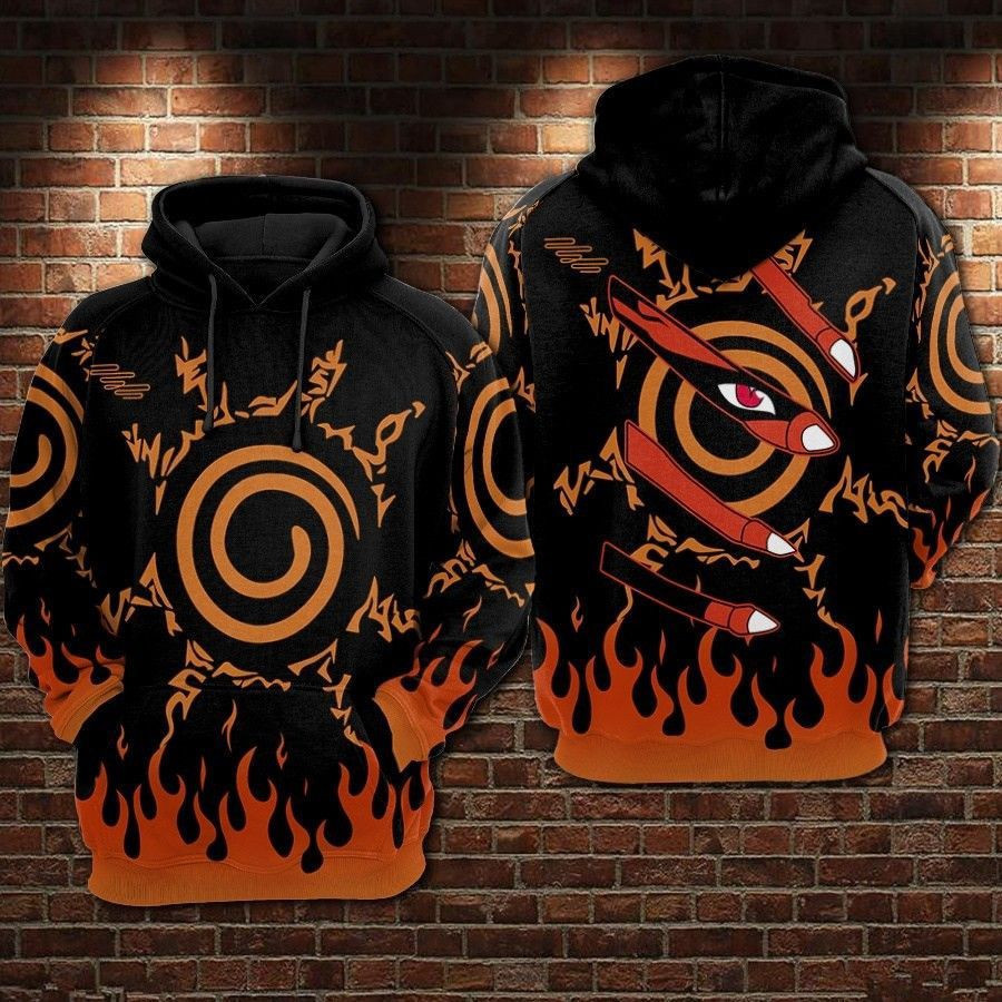 Kurama Naruto 3D All Over Print Hoodie & Zip Hoodie