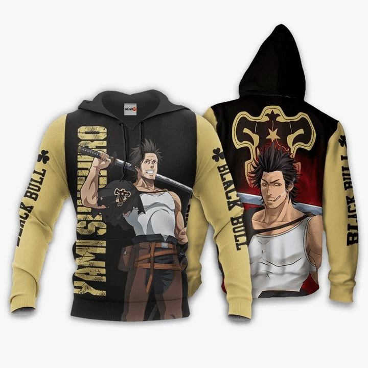 Yami Sukehiro Black Clover Black Bull 3d Hoodie Zip Hoodie