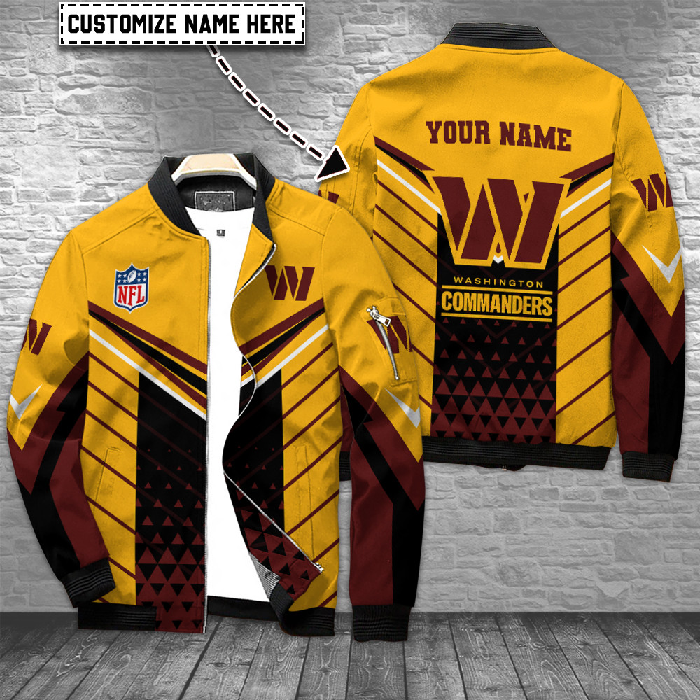 Washington Commanders Personalized Bomber Jacket BG946