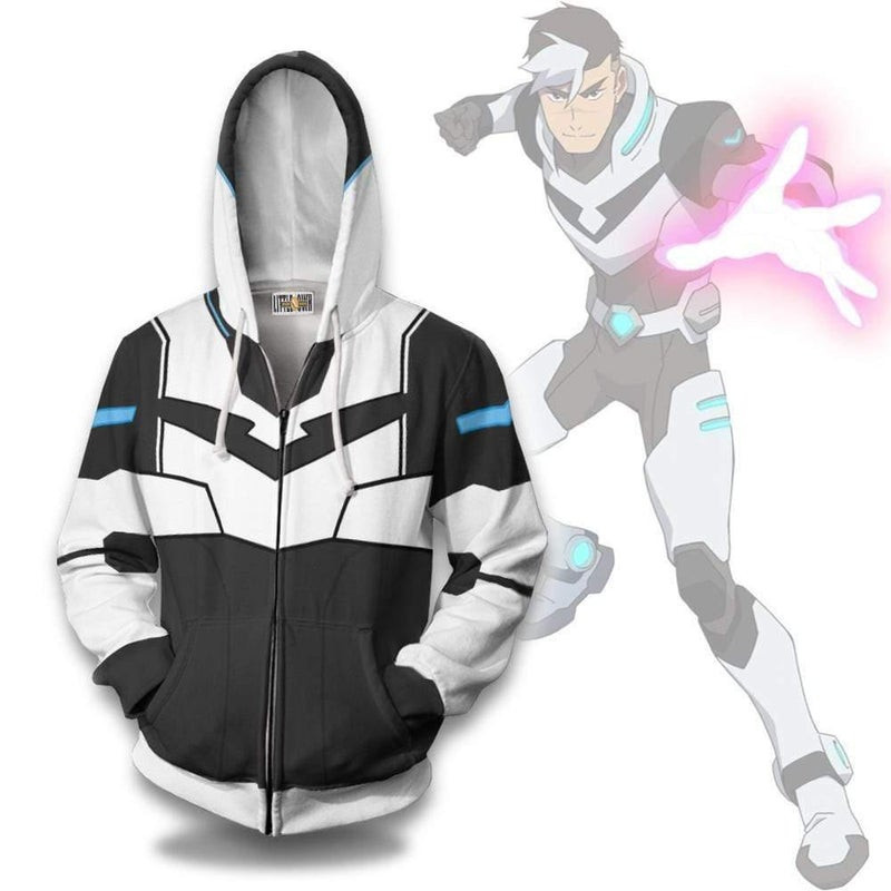 Shiro Cosplay Costume Voltron Legendary Defender 3D All Over Print Hoodie & Zip Hoodie