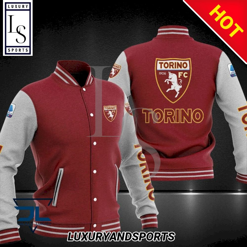 Torino FC Red White Baseball Jacket