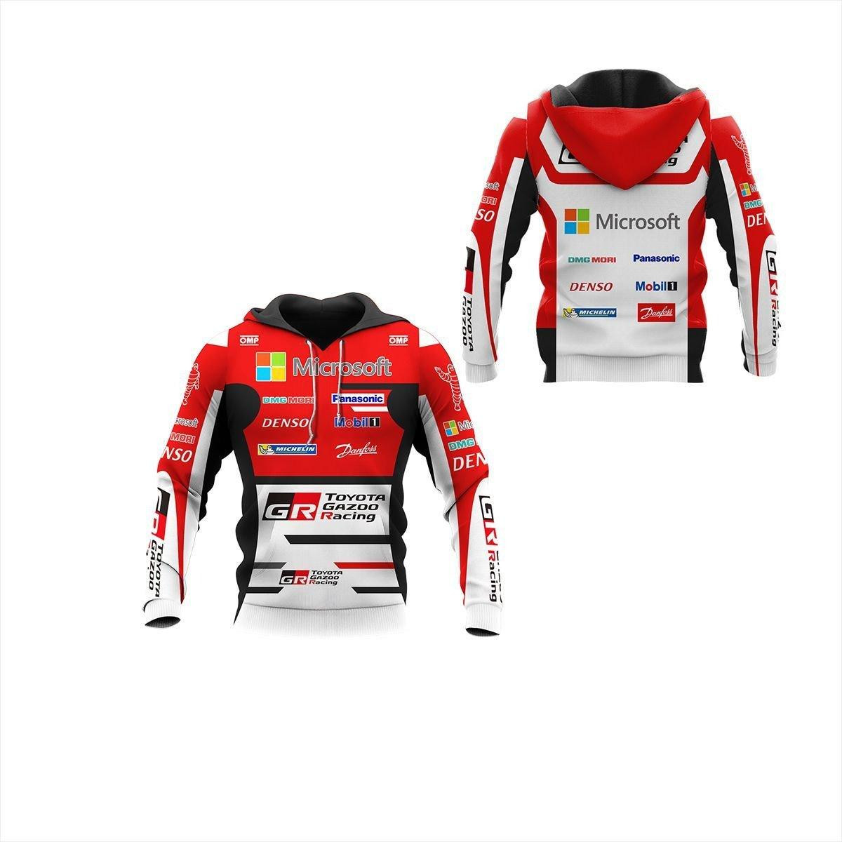 Toyota Gazoo Shirt 176, 3d Hoodie Zip Hoodie