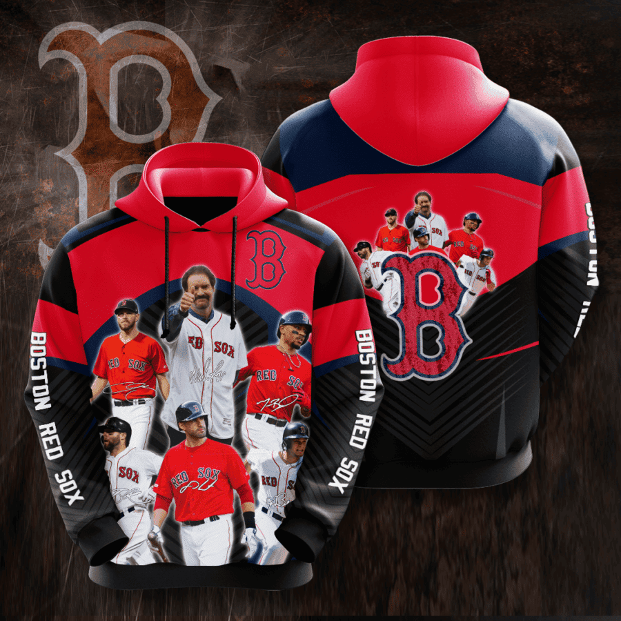 Boston Red Sox 3D All Over Print Hoodie & Zip Hoodie