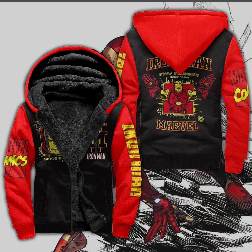 The Invincible Iron Man Marvel Comics Trending Fleece Jacket 485