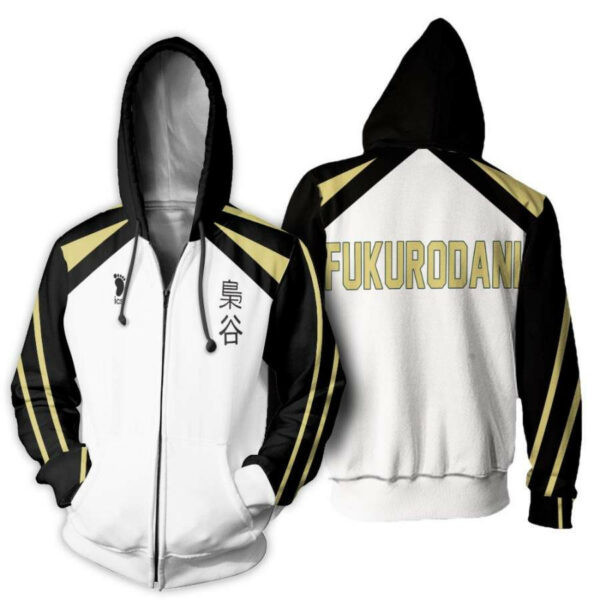 Haikyuu Fukurodani Academy Costume Anime 2k907 Cartoon 3d Hoodie Zip Hoodie 249